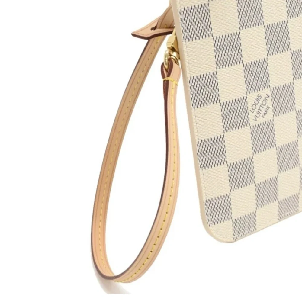 Authentic NEW Louis Vuitton Neverfull GM damier ebene pink ballerina lining